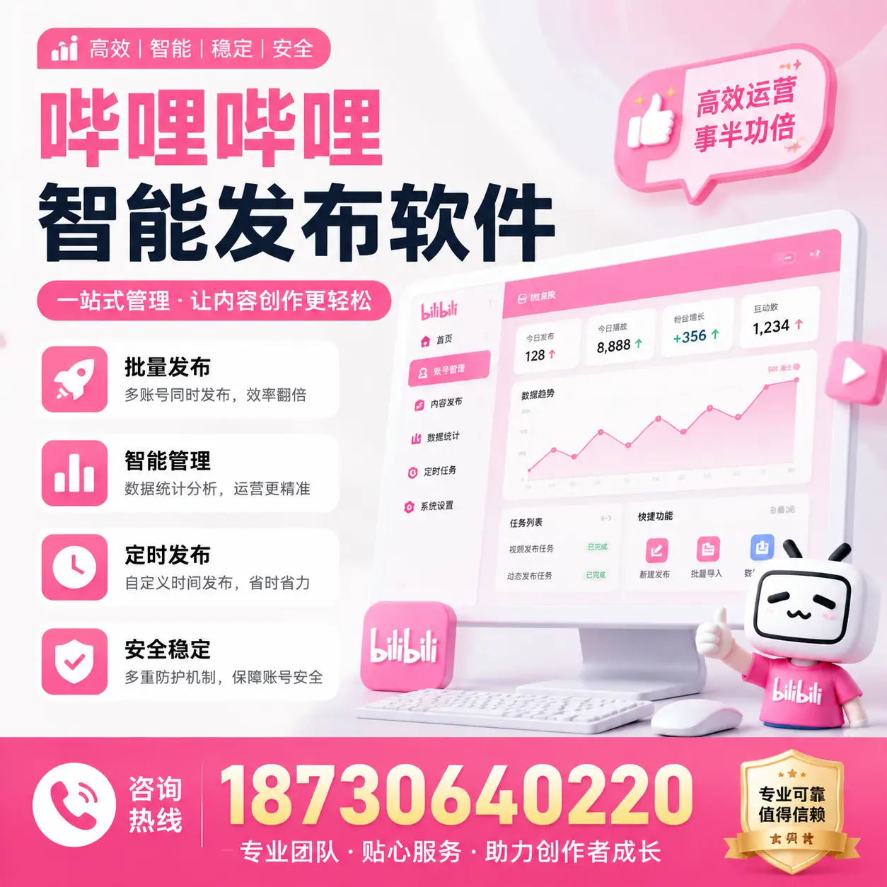 如何评估哔哩哔哩智能发布软件的ROI?盘锦 企业必读